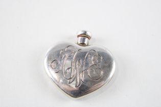 Vintage TIFFANY & CO. .925 Sterling Silver Heart Scent / Perfume Bottle (18g) //w/ Personal