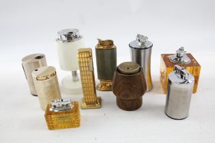 Vintage Table Lighters Inc MCM Mid Century Braun Dieter Rams Glass Cube Etc x 10 //Vintage Table