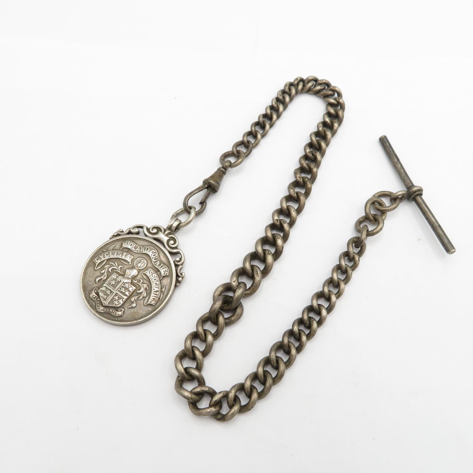 Watch chain and fob 30cm long 61g
