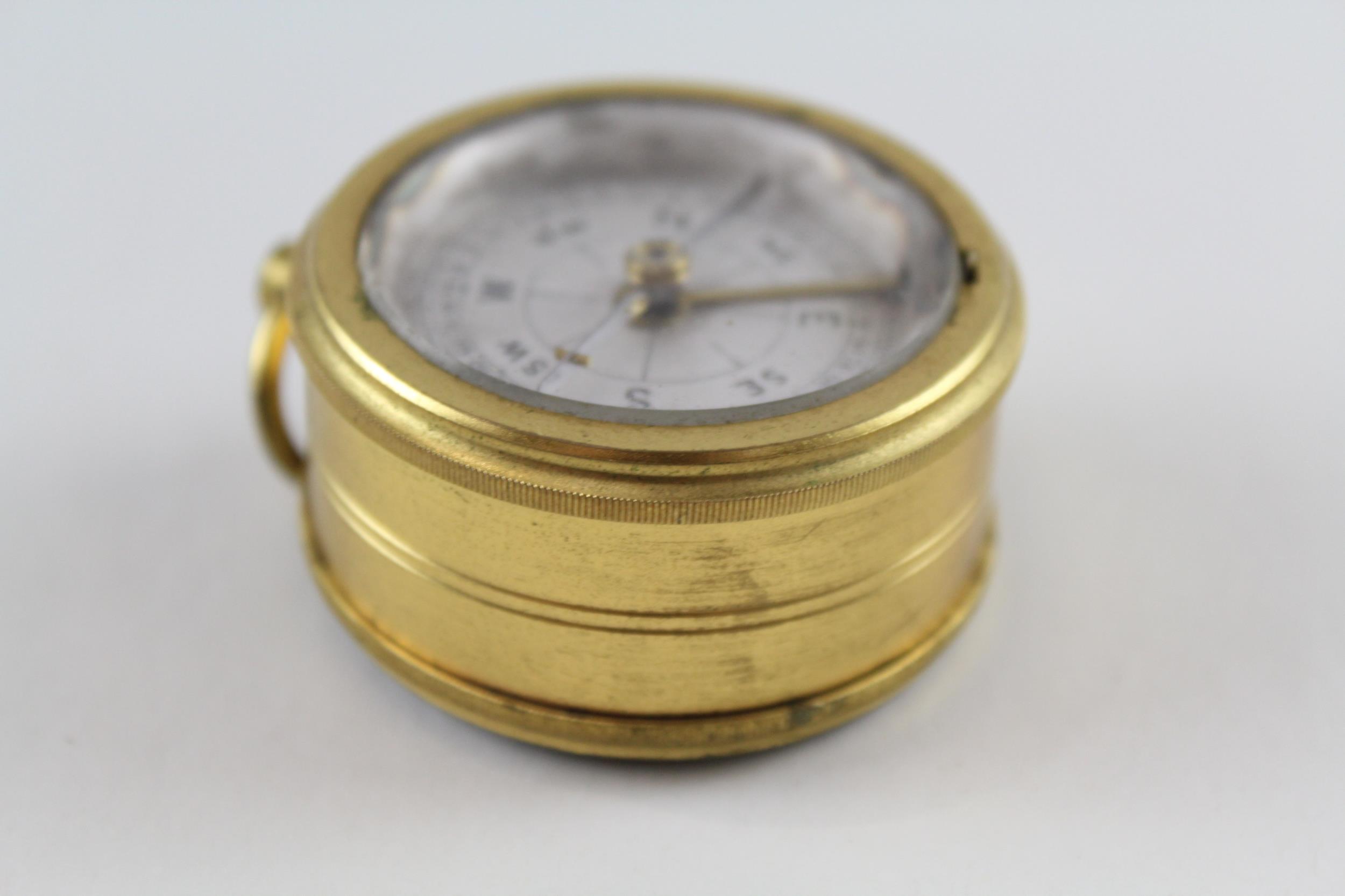 J. D. SIDDALL Gents Antique Pocket Barometer & Compass Tested WORKING // J. D. SIDDALL Gents Antique - Image 4 of 7