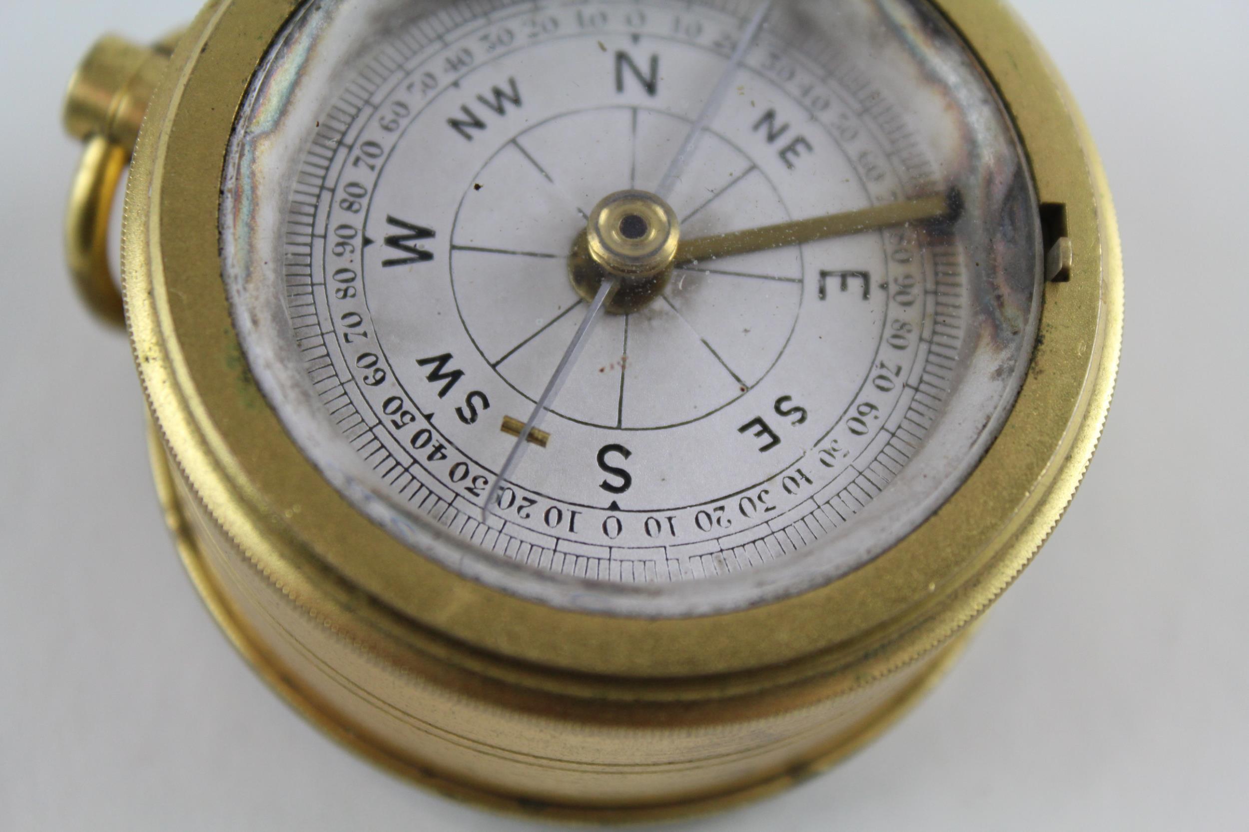 J. D. SIDDALL Gents Antique Pocket Barometer & Compass Tested WORKING // J. D. SIDDALL Gents Antique - Image 3 of 7