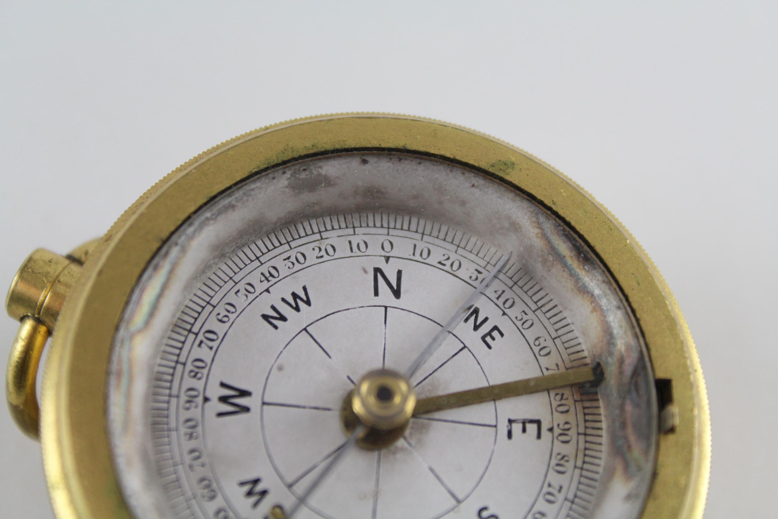 J. D. SIDDALL Gents Antique Pocket Barometer & Compass Tested WORKING // J. D. SIDDALL Gents Antique - Image 2 of 7