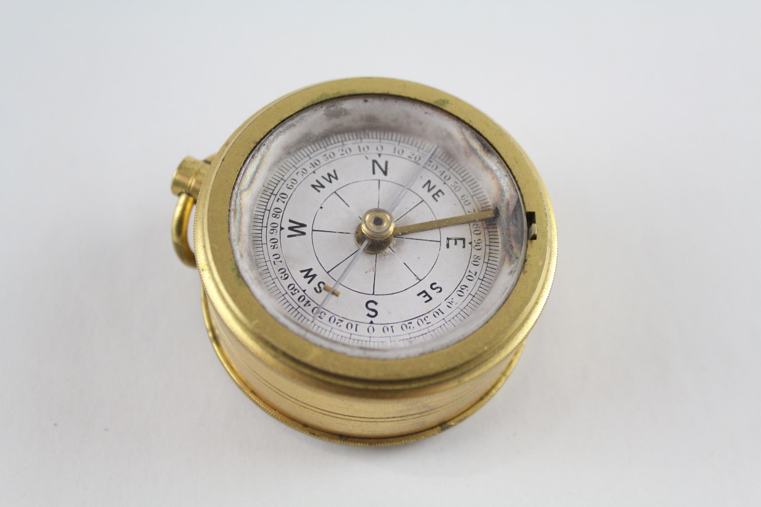 J. D. SIDDALL Gents Antique Pocket Barometer & Compass Tested WORKING // J. D. SIDDALL Gents Antique