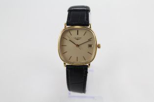 LONGINES Gents Vintage Gold Tone TV Dial WRISTWATCH Hand-wind WORKING // LONGINES Gents Vintage Gold