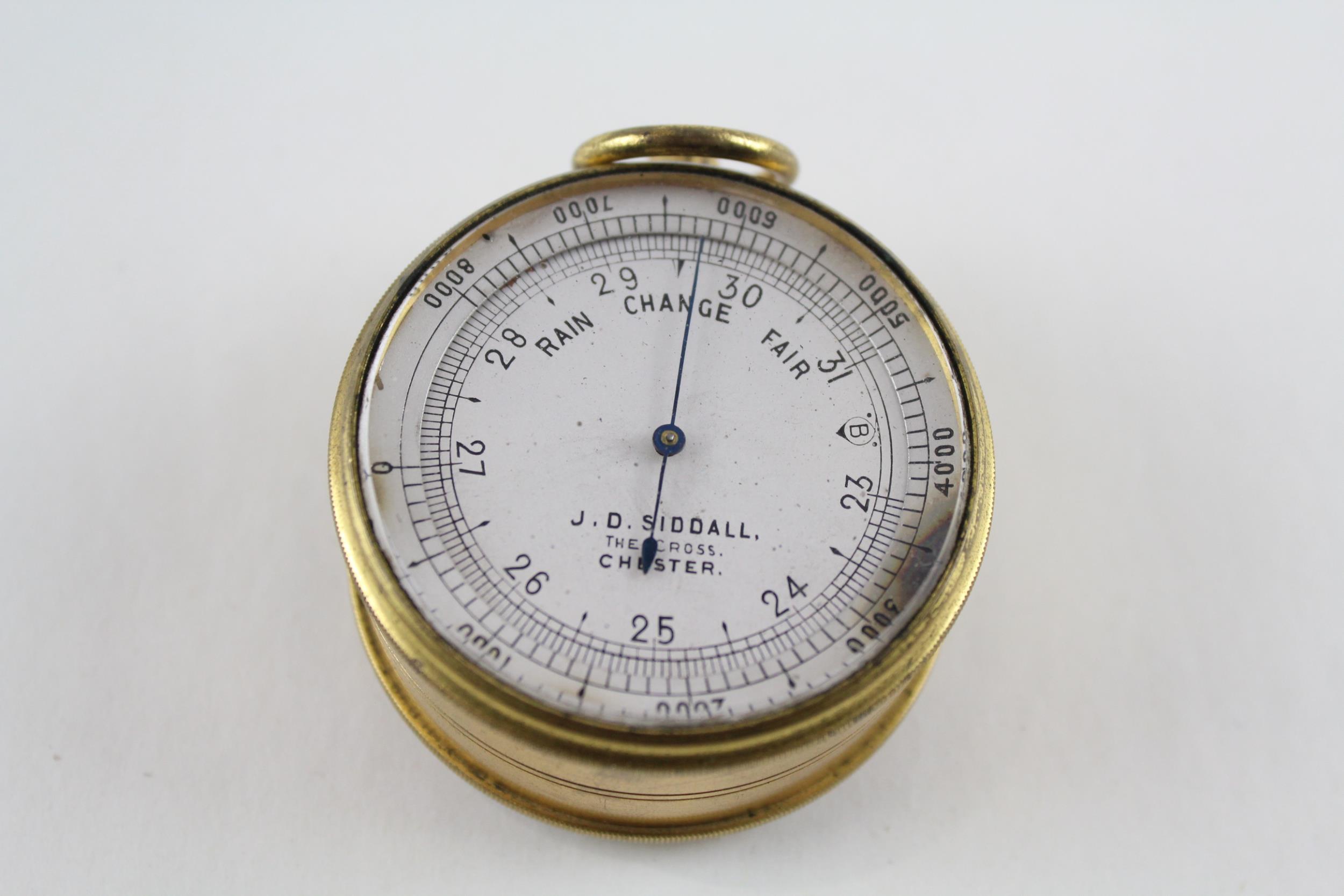 J. D. SIDDALL Gents Antique Pocket Barometer & Compass Tested WORKING // J. D. SIDDALL Gents Antique - Image 7 of 7