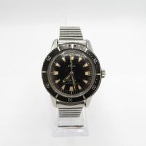 Rare ENICAR SHERPA Dive gent's vintage diver's wristwatch automatic working bi-directional bezel