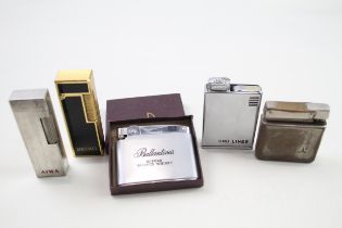 Advertising Lighters Inc. Vintage Seiko Aiwa Mercedes Ballantine's & IINO x 5 // Advertising