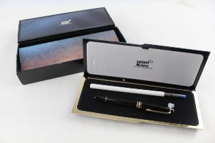 MONTBLANC Meisterstuck Black Cased Rollerball Pen WRITING CC196933 Boxed // UNTESTED In previously
