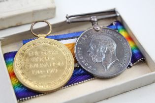 Boxed WW1 Medal Pairs inc. Named 9073 CPI P.S Thornton East Kent Regt // Boxed WW1 Medal Pairs