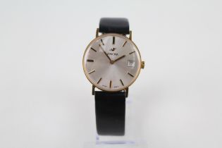 ENICAR Gents Gold Plated WRISTWATCH Hand-wind WORKING // ENICAR Gents Gold Plated WRISTWATCH