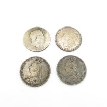 4x silver coins pre -1920 110g