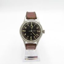 Hamilton 6B-910/100 gent's vintage Military issued watch handwind working screw down caseback