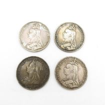 4x silver pre-1920 silver coins 110g