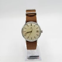 OMEGA gent's vintage wristwatch handwind working Omega cal 611 17hewel manual wind movement ref