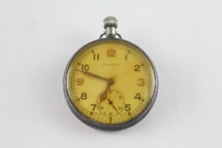 HELVETIA GS/TP Gents WWII Military Issued Pocket Watch Hand-wind WORKING // HELVETIA GS/TP Gents