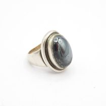 Silver Hematite ring by Georg Jensen (12g)