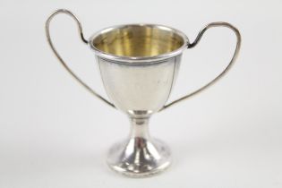 Vintage Hallmarked 1932 Birmingham STERLING SILVER Miniature Trophy (8g) // Maker - S. Blanckensee &