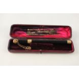 Vintage MABIE TODD The Swan Pen Black Fountain Pen w/ 14ct Gold Nib WRITING // w/ Gold Plate