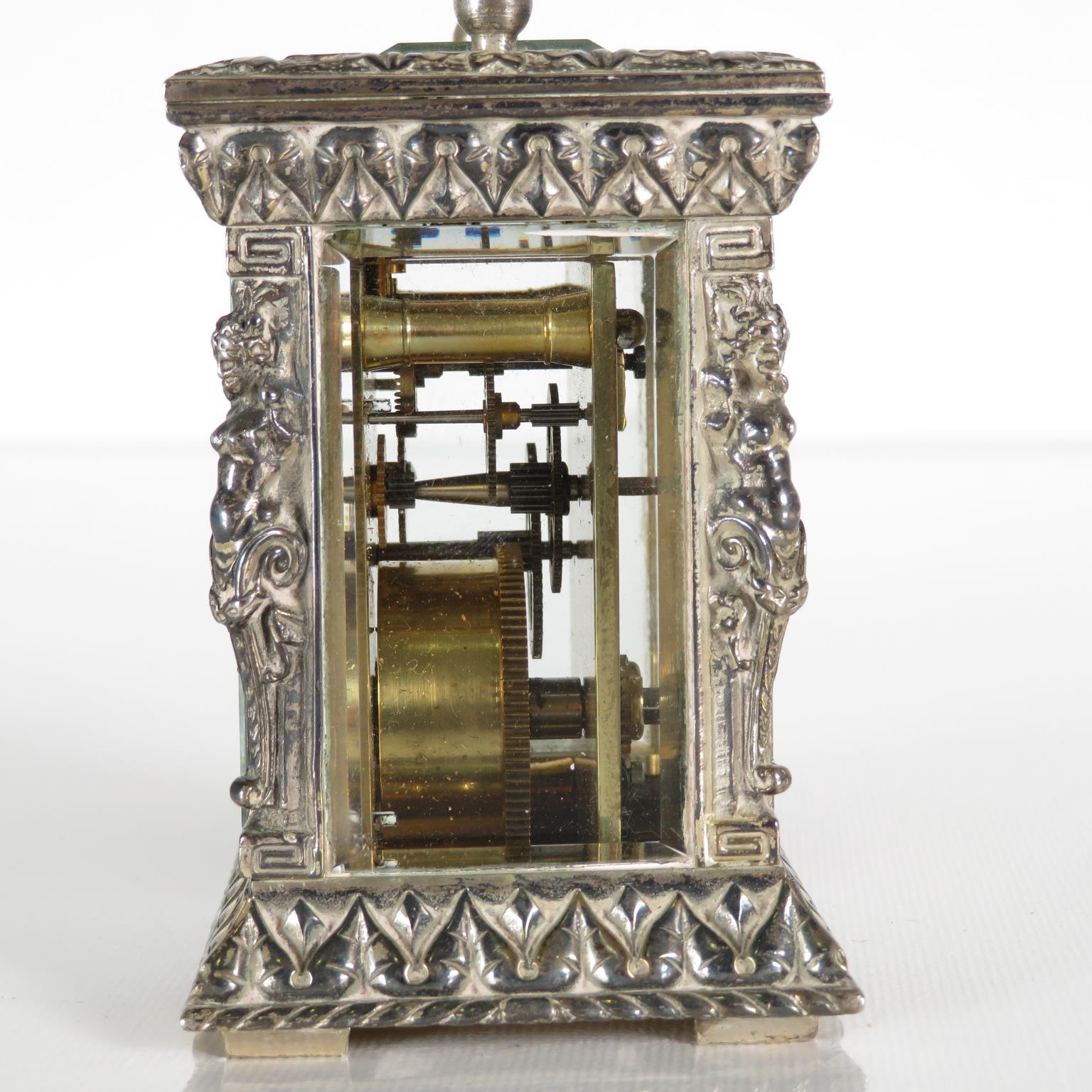 A Charles Frodsham small sized carriage clock full London silver hallmarks. Fully running // - Image 3 of 6