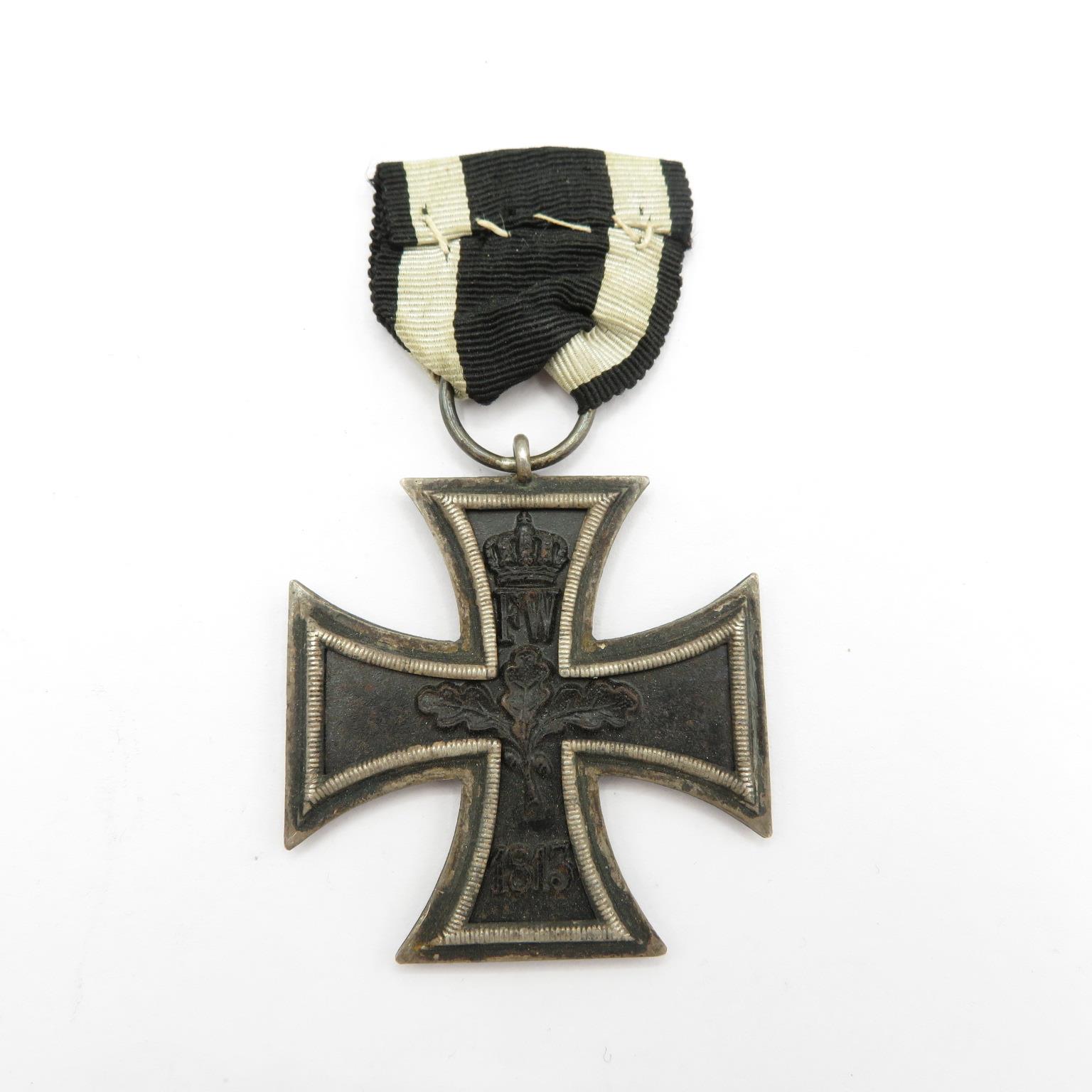 A German iron cross with paperwork - Image 3 of 5