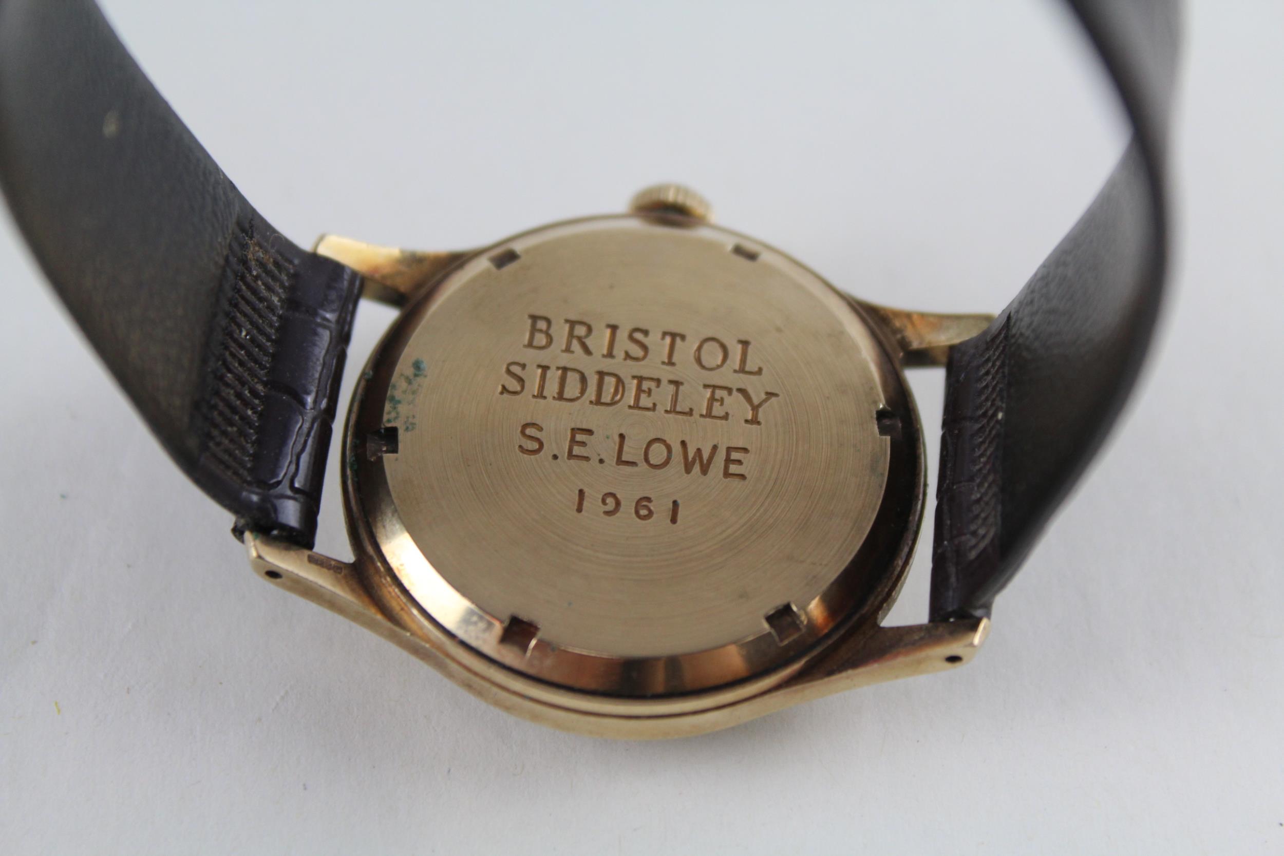 SMITHS IMPERIAL 9ct Gold Cased Gents Vintage WRISTWATCH Hand-wind WORKING // SMITHS IMPERIAL 9ct - Image 5 of 6