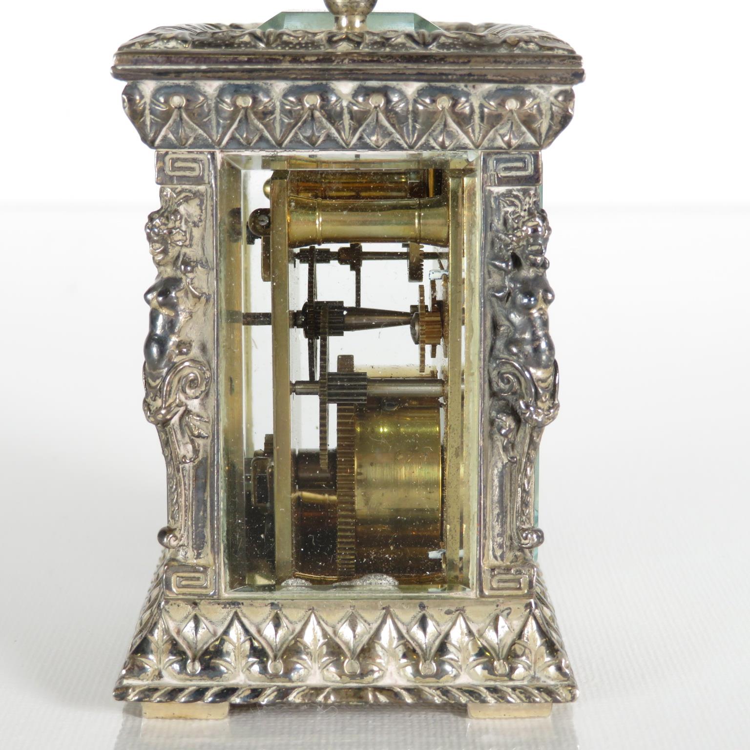 A Charles Frodsham small sized carriage clock full London silver hallmarks. Fully running // - Image 5 of 6