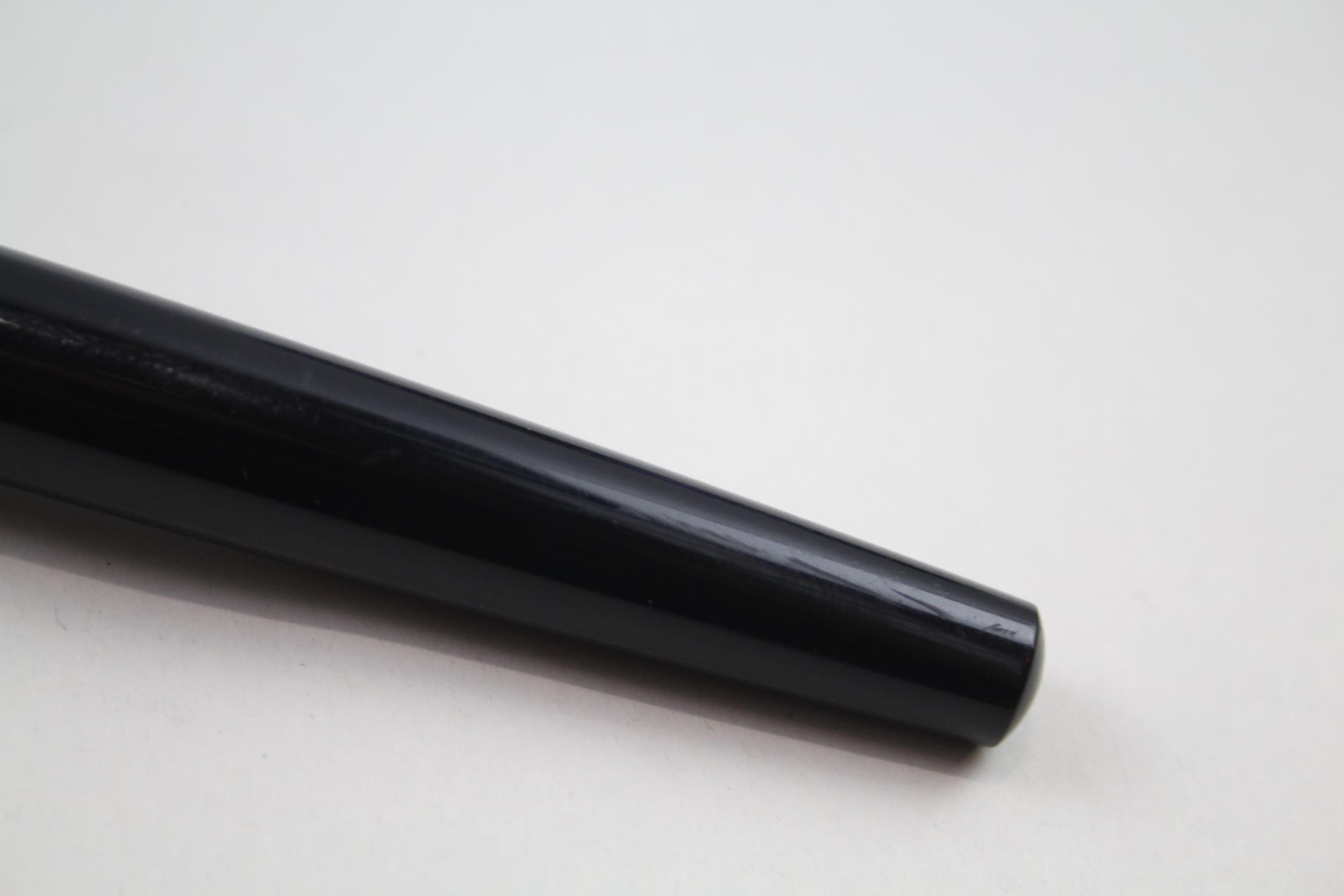 CARTIER Diabolo Black Cased Fountain Pen w/ 18ct White Gold Nib WRITING // Dip Tested & WRITING - Image 5 of 10