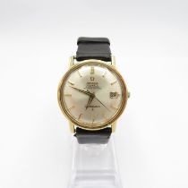 Omega Constellation 14ct gold gents vintage wristwatch automatic working Omega Cal 564/24jewel