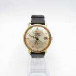 Omega Constellation 14ct gold gents vintage wristwatch automatic working Omega Cal 564/24jewel