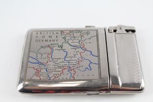 A British zone Germany cigarette box and lighter // A British zone Germany cigarette box and