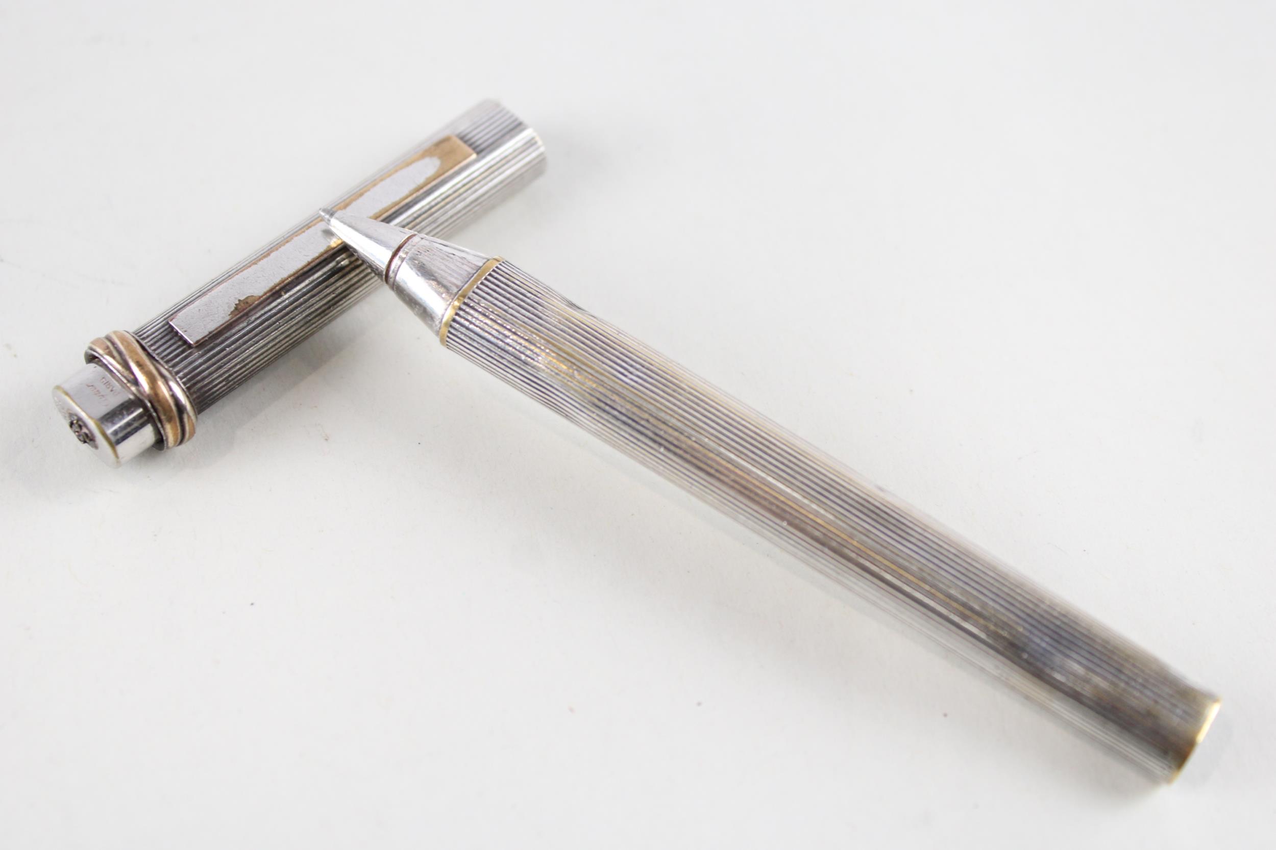 Must De CARTIER Silver Plated Rollerball Pen - 289137 (23g) // UNTESTED In previously owned