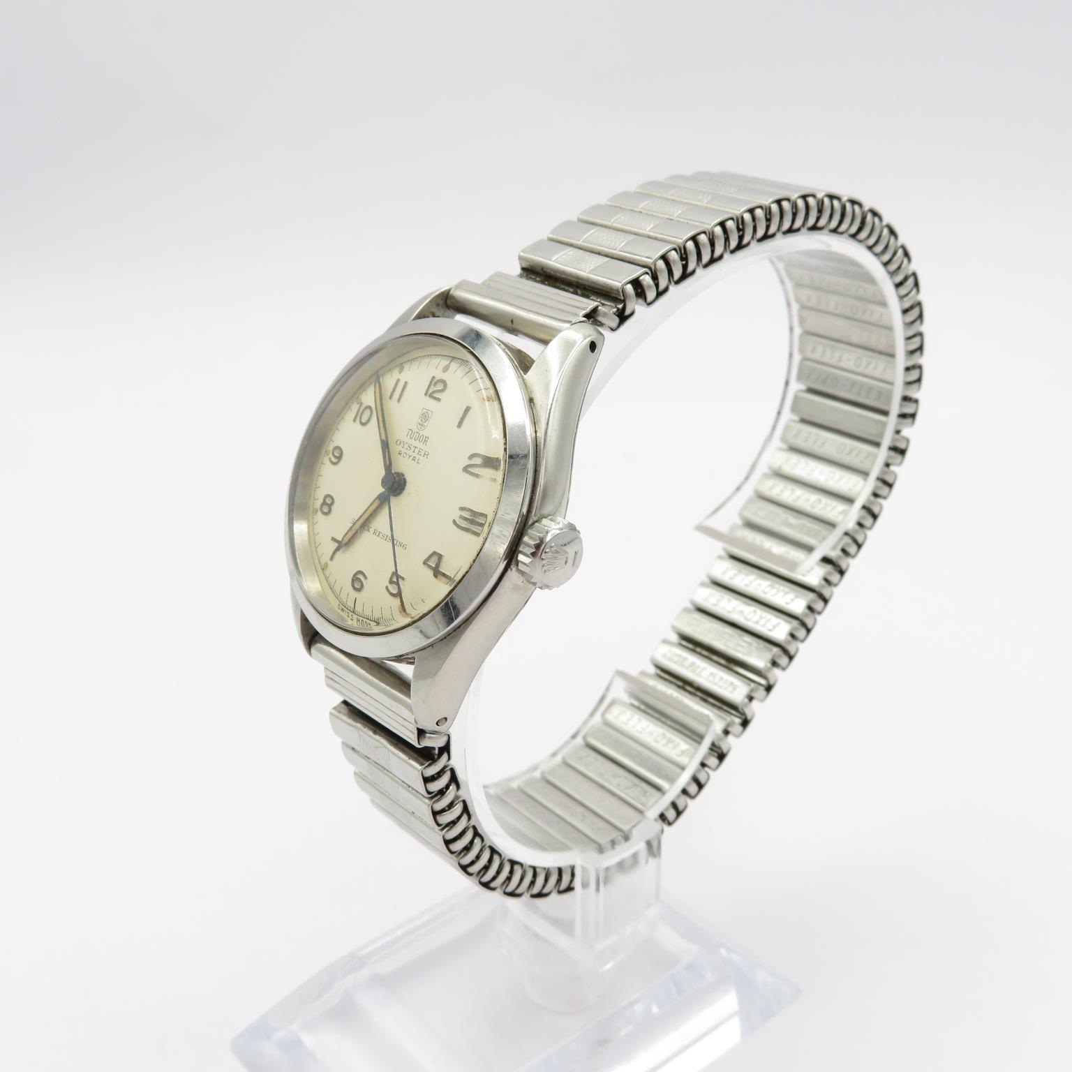 Tudor (by ROLEX) Oyster Royal ref 7903 Gent's vintage cased wristwatch handwind working screw down - Image 3 of 7