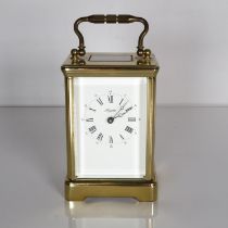 A large sized Angelus chiming carriage clock 11 jewels made in England. Clock requires full