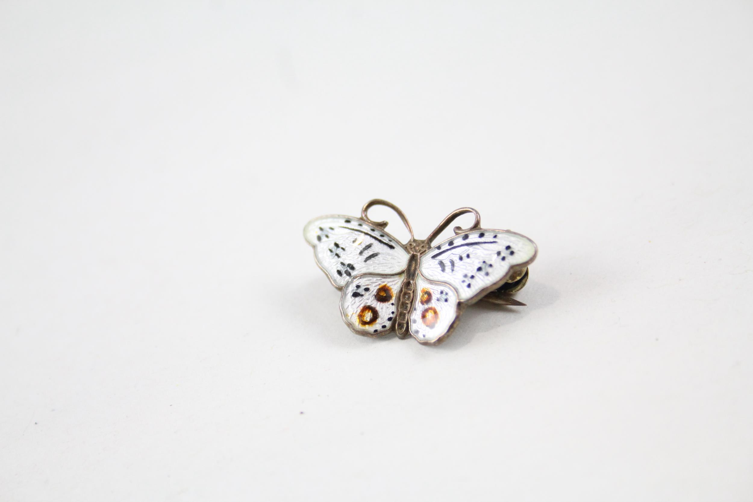 Two silver Scandi brooches including NE From (16g) - Image 5 of 6