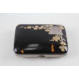 Antique Tortoiseshell Ladies Coin Purse / Etui Case w/ 9ct Gold & .925 Sterling // w/ 9ct Gold & .