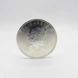 A Canada 1oz maple leaf pure silver