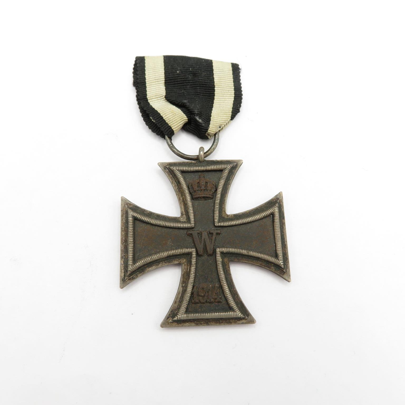 A German iron cross with paperwork - Image 2 of 5
