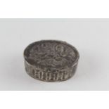 Edwardian 1902 Chester Sterling Silver Trinket / Snuff Box w/ Cherub Detail 56g // Maker - B