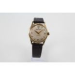 SMITHS IMPERIAL 9ct Gold Cased Gents Vintage WRISTWATCH Hand-wind WORKING // SMITHS IMPERIAL 9ct