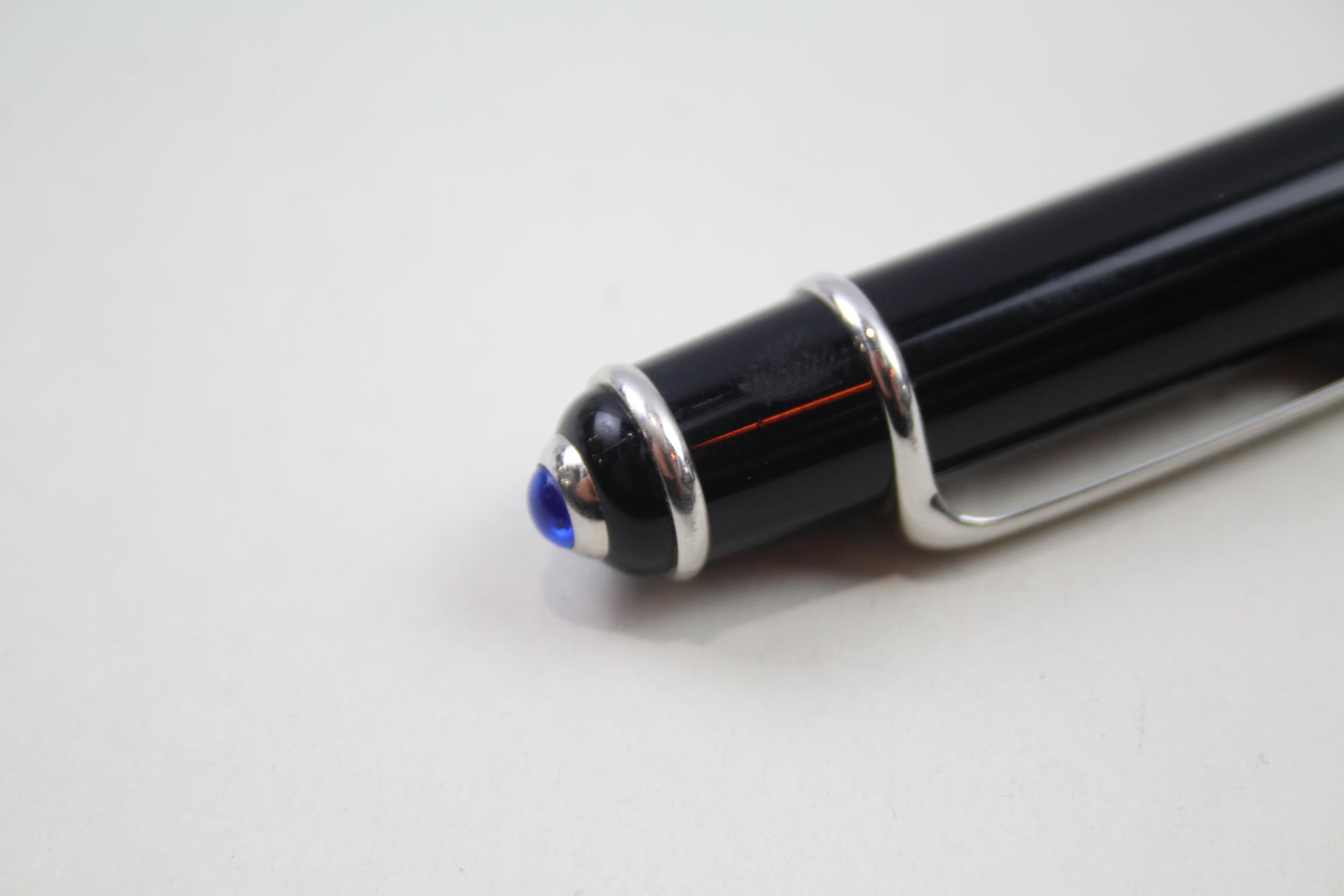 CARTIER Diabolo Black Cased Fountain Pen w/ 18ct White Gold Nib WRITING // Dip Tested & WRITING - Image 10 of 10