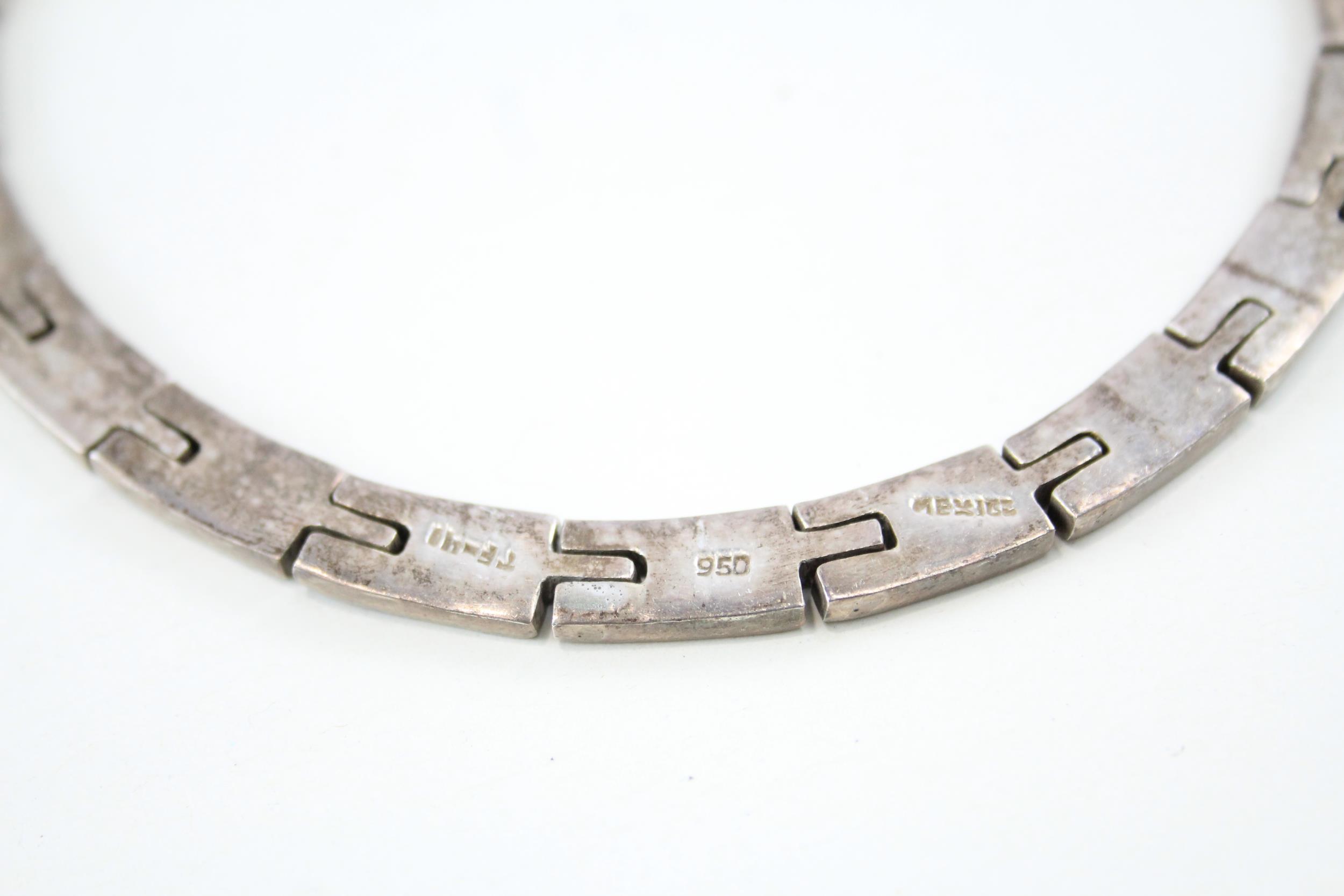 Silver Taxco Mexico collar necklace (100g) - Image 4 of 5