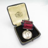 An original Waterloo medal made out to Lieut. Francis Burgess of the 54th Regiment Foot with orginal
