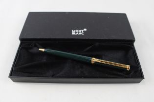 MONTBLANC Noblesse Oblige Green Ballpoint Pen / Biro WRITING Original Box // WRITING In previously