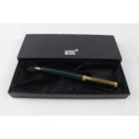 MONTBLANC Noblesse Oblige Green Ballpoint Pen / Biro WRITING Original Box // WRITING In previously