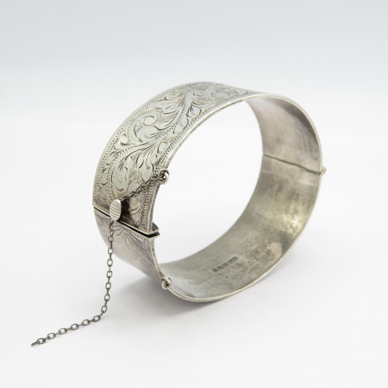 An antique cuff bangle 63g - Image 3 of 5