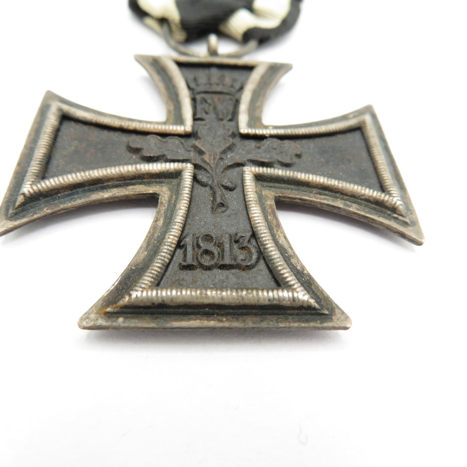 A German iron cross with paperwork - Image 4 of 5