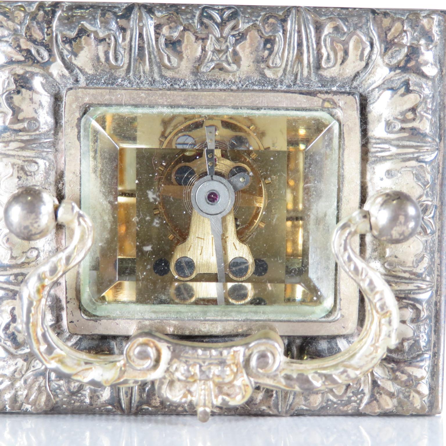 A Charles Frodsham small sized carriage clock full London silver hallmarks. Fully running // - Image 6 of 6