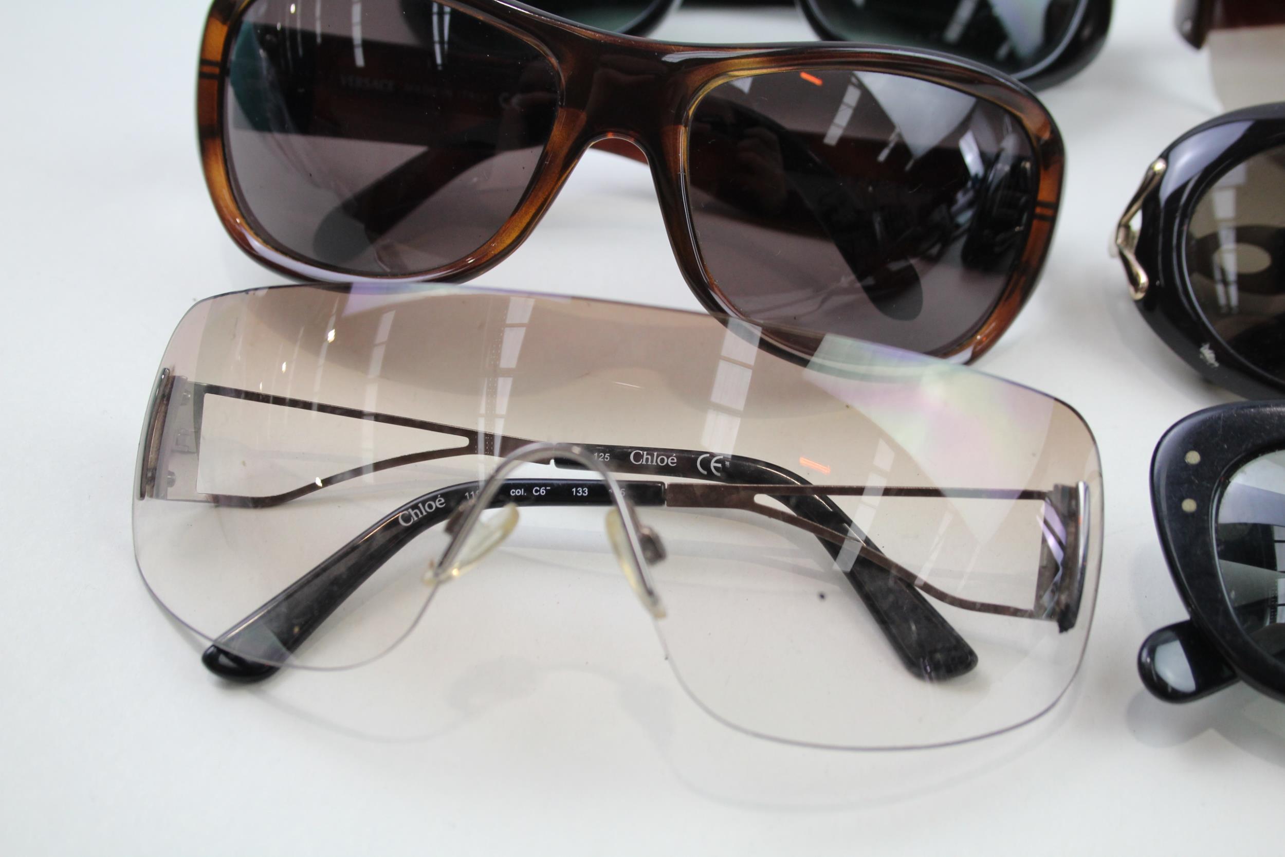 8 x Designer Sunglasses Assorted Inc Prada, Versace, Chloe, Burberry's Etc // Items are in - Image 4 of 8