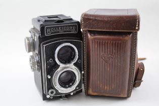 Rolleicord V, TWIN LENS CAMERA w/ Original Case WORKING // Rolleicord V Twin Lens Camera w/ Original