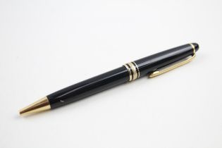MONTBLANC Meisterstuck Black Ballpoint Pen w/ Gold Plate Banding - GB246120 // UNTESTED In